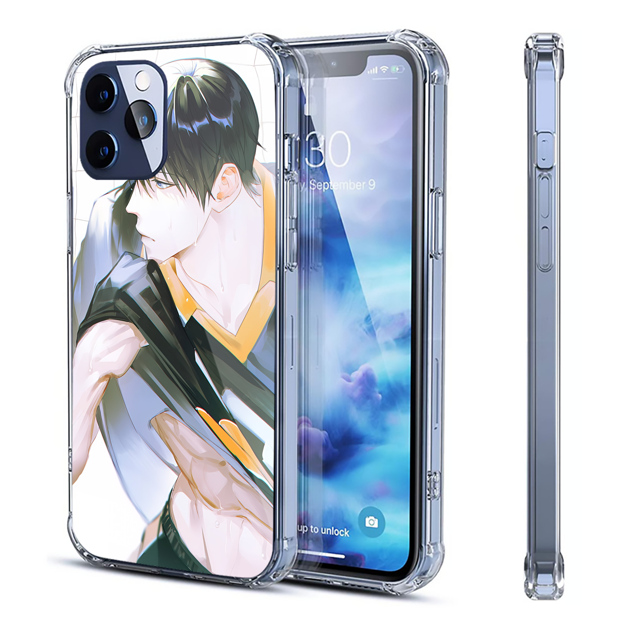 （画像用） ハイキュー!! Haikyu!! 【iPhone 12シリーズ対応】透明スマホケース（クリアソフトケース）